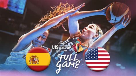 fiba u19 women's basketball world cup 2023|FINAL: Spain v USA .